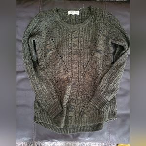 Womens green sweater